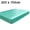 Cyan, variant on Unique Bargains Satin Silk Fitted Bed Sheet with Deep Pocket Ultra Luxury Smooth and Comfy Twin White