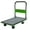 Green, variant on Heavy Duty Folding Platform Truck with 660lb Capacity, 360 Degree Swivel Wheels, Foldable Hand Cart for Warehouse Loading, Storage and Transport