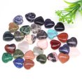 thumbnail image 4 of Mini Heart Shaped Crystal Stones, Worry Stones, Heart Love Healing Crystal Bulk, Mini Pocket Palm Stones for Balancing Meditation Home Decoration , Heart Shaped Rocks, 20pcs, 0.79'', 4 of 6