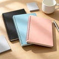thumbnail image 6 of Spiral Notebook, A4 Notepads, Wirebound Notebooks, 8mm Lined with Margin, Punched and Perforated Edge, Notebooks College Ruled for Note Taking, Black, 6 of 6