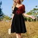 thumbnail image 4 of Vestido de verano de manga corta estilo hawaiano retro hawaiano tropical de la familia Ohana, vestido de verano para mujer coreana., 4 of 7