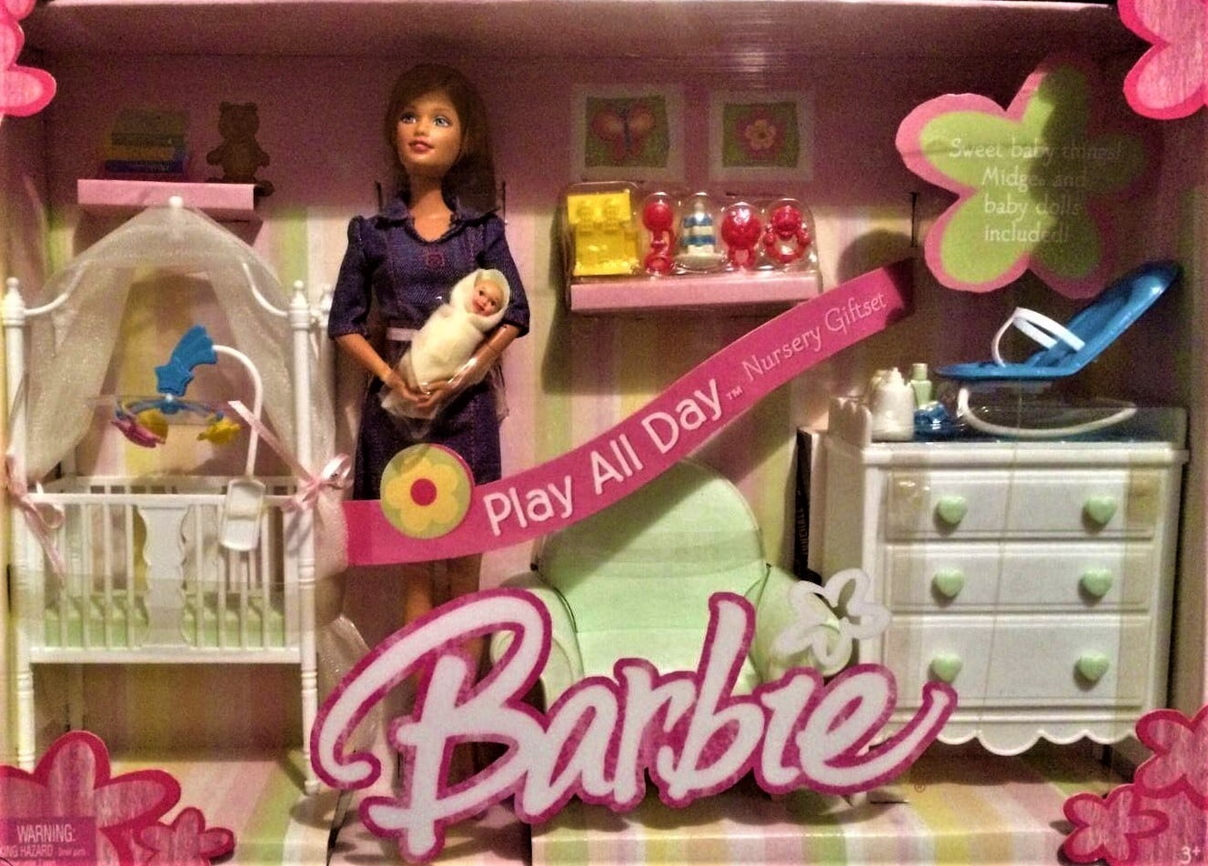 barbie nursery set