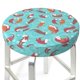 thumbnail image 3 of Disketp Sea Otters Family In Blue Water Funda Redonda para Taburete, Funda de Cojín para Silla de Bar Suave y Elástica-12 inch, 3 of 7