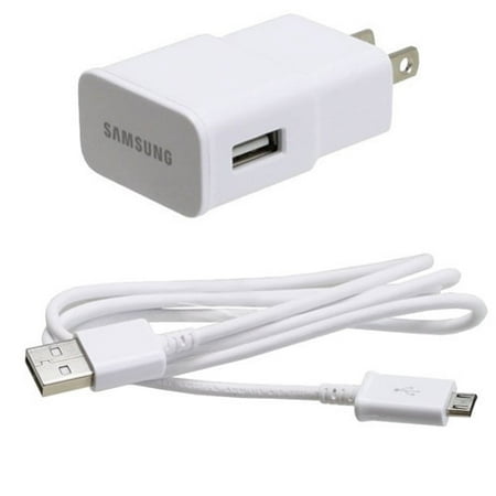 OEM Rapid Home Wall AC Charger USB Adapter Data Cable Sync Cord White O1N for Samsung Galaxy TabPRO 10.1 SM-T520 12.2 8.4, Google Nexus 10 - Sony Xperia Z 10.1 Z2 Tablet Z3 Tablet Z4