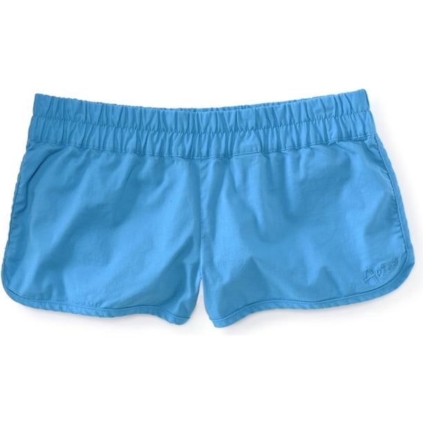 Aeropostale Womens Solid Coverup Casual Walking Shorts, Azul, XS Aeropostale Caminando