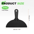 thumbnail image 2 of Uxcell 4pcs Putty Scraper 1.5" Plastic Flexible Tool for Pasting Plaster Repairing Walls, 2 of 7