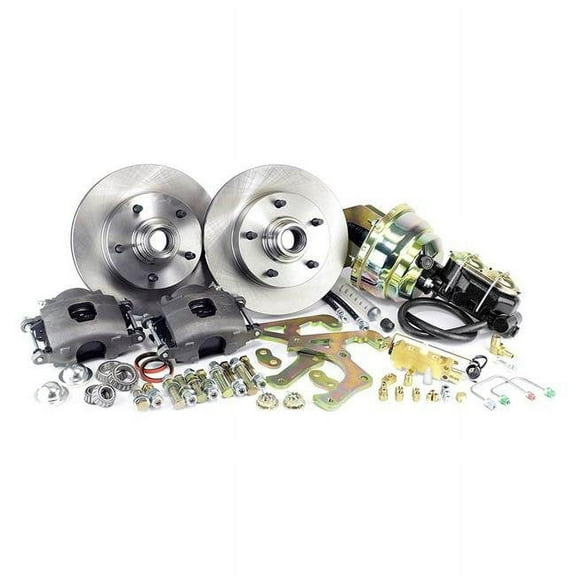 Master Power Brakes DB1544P 5 x 5.5 in. Bolt Circle Legend Series Front Disc Brake Kit for 1957-1964 Ford F100 Pickup
