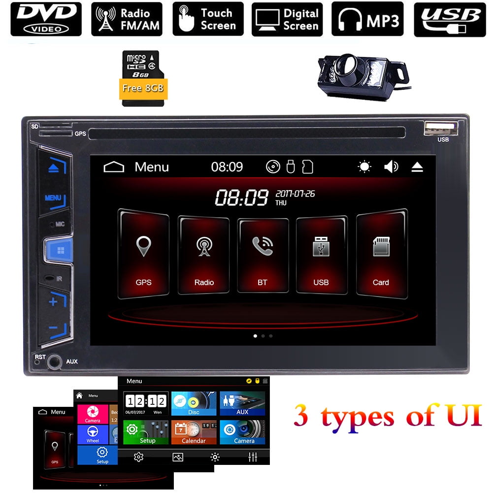 Backup Camera Included!EinCar Double Din Car DVD CD Player