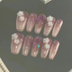 thumbnail image 1 of Arte de uñas de moda Productos para uñas de longitud media que se pueden usar Pegatinas con espacios en blanco blancos Parches removibles para manicura, 1 of 4