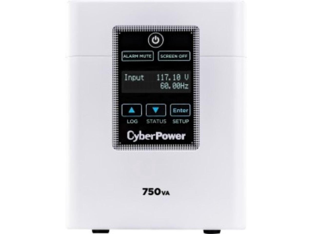 CyberPower Medical Grade M750L 750VA/600W 120V 6 Outlet Tower UPS