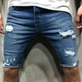 thumbnail image 5 of zeranth Short Jeans Ripped Skinny Men Zipper Closure Pockets Shorts for Party, 5 of 7