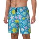 thumbnail image 1 of Balery Starfish Bañador para hombre, shorts de playa de secado rápido con entrepierna y forro de compresión-Small, 1 of 6