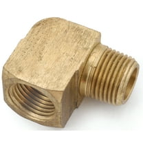 Anderson Metals 756116-04 1/4-Inch Low Lead Brass 90-Degree Angle Street Elbow