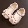 thumbnail image 5 of JSCDRPDWL Size 5 Toddler Girl Sandals Toddler Girls Mary Jane Shoes Girls Sandals Children Shoes Bow Hook Loop Princess Shoes Dance Shoes, Bow Hook-Loop Princess Dance Sandals for Girls 3 Year Old, 5 of 6