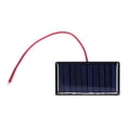 thumbnail image 1 of Panel solar 4 piezas Paneles de energía solar Proceso único Alta tasa de conversión Eficiencia Salida Panel solar con cable para iluminación Aparato eléctrico, 1 of 8