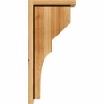 thumbnail image 3 of 6"W x 10"D x 22"H Monterey Rough Sawn Corbel w/Backplate, Western Red Cedar, 3 of 9