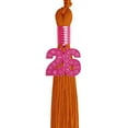 thumbnail image 4 of Endea Graduation Orange Graduation Tassel with Pink Bling Charm, 4 of 6