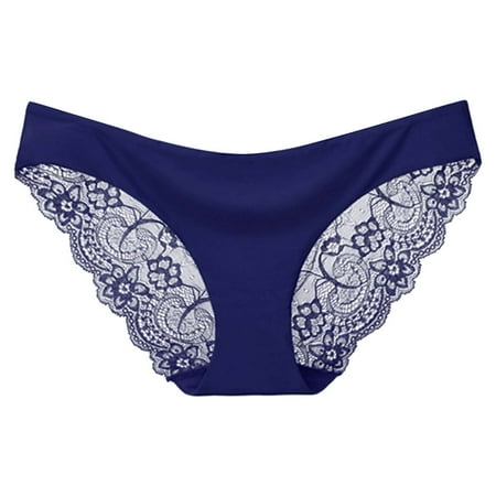 

ZRBYWB Women s Panties Womens Underwear Lace Low Waist Soft Lace Breathable Stretchy Briefs Comfortable Panties For Ladies Underwear For Women