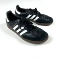 thumbnail image 1 of Adi - das Samba Shoes Black Leather Sneakers Mens 6.5 Soccer Casual Gym Trainers, 1 of 6