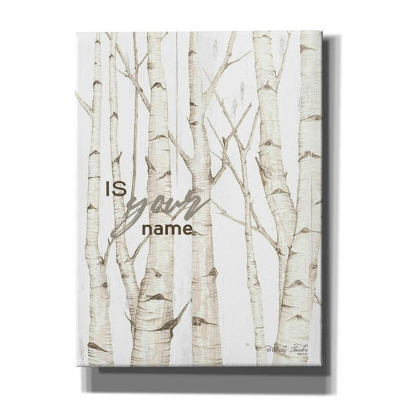 Epic Graffiti 'Is Your Name' by Cindy Jacobs, Canvas Wall Art, 40"x54"