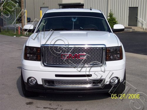 Blackout Smoke Rtint Fog Light Tint Covers Compatible with GMC Sierra 2007-2013 