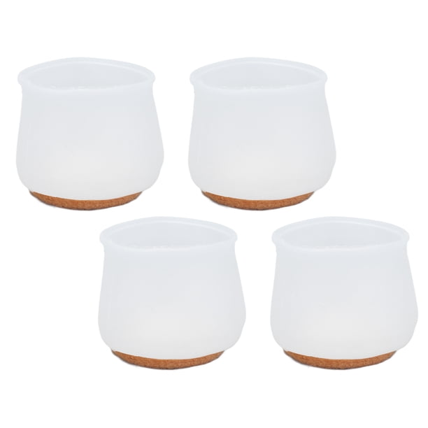 Protección De Patas De Muebles, Protectores De Suelo De Patas De Silla De Silicona Resistente A Los Arañazos Flexible Estable Seguro Para El Hogar Para El Hotel ANGGREK Table Chair Feet Pad