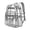 Grey, variant on Transparent Clear School Backpack, Clear Bag Tote Bag,Water-Resistant , Shoulder Travel, Reinforced Shoulder Straps