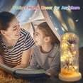thumbnail image 4 of Profesional En Cúpula De Vidrio Con Tira De Luz Led Flores De Vidrio Decorativas Duraderas Multicolor Para Regalos Oficina Cateissary HA044117-03, 4 of 6