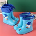 thumbnail image 5 of Otqutp Kids Rain Boots Lightweight Non Slip Cartoon Water Shoes Toddlers Waterproof Mid Calf Boots Boys Girls Outdoor Rain Boots, 5 of 5