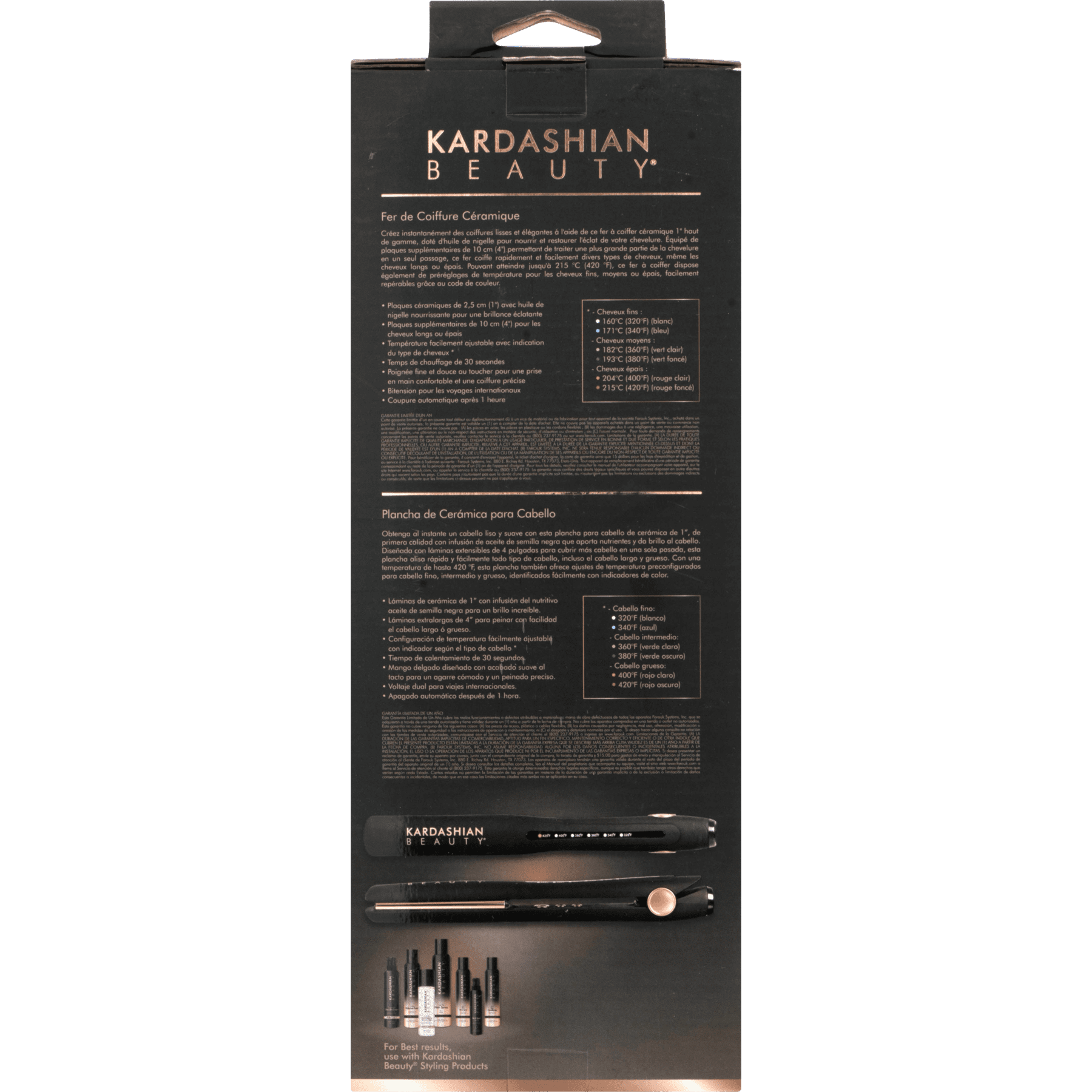 Kardashian Beauty 1 Ceramic Hairstyling Iron 1 0 Ct Walmart Com