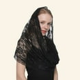 thumbnail image 3 of Yoyauz Lace Infinity Scarf Women's Floral Lace Veil Cathedral Infinity Chapel Veil Floral Lace Wedding Veil, 3 of 5