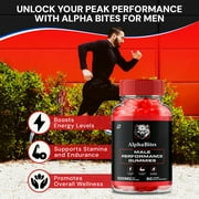 AlphaBites for Men Gummies – Alpha Bites Support for Muscle Growth, Max Performance, 5 Pack, 300 Gummies