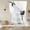 Gray-4, variant on Dogs Showering Balloon Curtains for Windows, Bedroom Curtains 54 Inch Length, Modern Abstract Art Funny Animals Tie Up Curtains Panels Thermal Insulated Bathroom Curtains Window 42"x54"