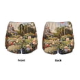 thumbnail image 5 of Lsque American Flag Rose Garden Printed Women's Running Shorts with Liner Pockets,Elastic Quick Dry Workout Athletic Gym Yoga Shorts,Womens High Waist Shorts-Large, 5 of 9