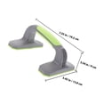 thumbnail image 2 of COOPHYA Push Up Handles 2Pcs Green Gray Portable Gym Equipment For Men Strength Training, 2 of 8