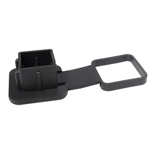 Receptor de enganche de remolque de enchufe cuadrado automático de goma con tapa de enchufe para caravana de remolque de camión