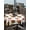 White, variant on Cute Ladybugs Outdoor Tablecloth - 54x54 Inch Square Dining Table Cover, Spring Botanical Leaves Vintage Waterproof Outdoor Table Cloth with Umbrella Hole & Zipper for Picnic/Patio/Party