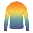 thumbnail image 5 of Lilgiuy Men's Zip Sweatshirt Plus Size Long Sleeve Gradient Tie-Dye Print with Hooded Sweatshirt Jacket for Halloween Christmas, 5 of 5