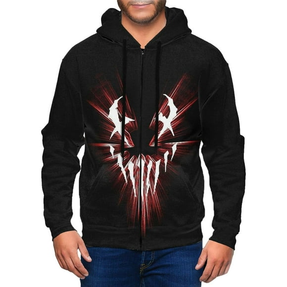 Mushroomhead Zipper Men'S Hoodie Long Sleeve Pullover Hoodies Lightweight Sweatshirt Casual Sweatshirts With Pockets