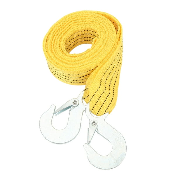 Ganchos de seguridad para remolque de coche, 4 m, 3 T, cuerda de remolque para coche, correa de remolque resistente, diseño elevado