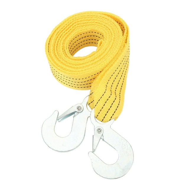 Ganchos de seguridad para remolque de coche, 4 m, 3 T, cuerda de remolque para coche, correa de remolque resistente, diseño elevado