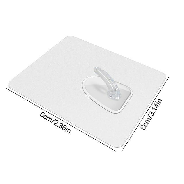 Nano Traceless Hook Strong Nail Free Traceless Adhesive Hook Magic Transparent Frosted Adhesive Hook