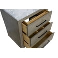 thumbnail image 4 of Avery 30" Bathroom Vanity with Gray Oak Cabinet and Carrara Marble Top, 4 of 7
