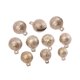 thumbnail image 1 of EeaseMX 10 Uds. De campanas de cobre DIY de 31mm, accesorios con patrón de cabeza de tigre, campanas pequeñas, carillón de viento creativo, adornos de joyería, 1 of 7