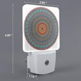 thumbnail image 2 of Balery Mandala Luz Nocturna LED con Sensor Automático, Enchufe con Sensor Crepuscular, Luz Suave de 0.5W para Dormitorio, Pasillo, Baño-US, 2 of 7