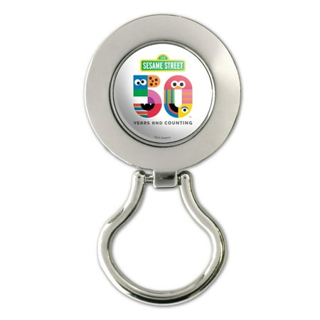 Sesame Street 50th Anniversary Logo Magnetic Metal Eyeglass ID Badge Holder