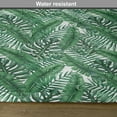 thumbnail image 6 of Ambesonne Palm Leaf Place Mats Set of 4, Watercolor Jungle, Standard Size, Forest Green and White, 6 of 6