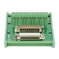thumbnail image 2 of Terminal Block Connector, DB25 D Sub Male & Female Header Breakout Board DIN Rail Mount Interface Module, Suitable for PLC Terminal Block Connector, PCB Carrier, for, 2 of 7