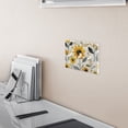 thumbnail image 5 of Yayeee Toggle Light Switch Wall Plate 2-Gang 4.56"x4.48" Decorative Outlet Cover, White Watercolor Sunflowers, 5 of 7