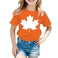 thumbnail image 2 of Godom Girls Shirts Short Sleeve Graphic Cotton Kids Tee Tops Girl Clothes, 2 of 6